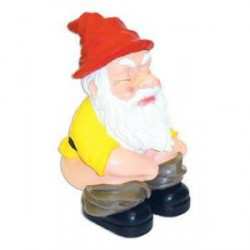 Squatting Garden Gnome